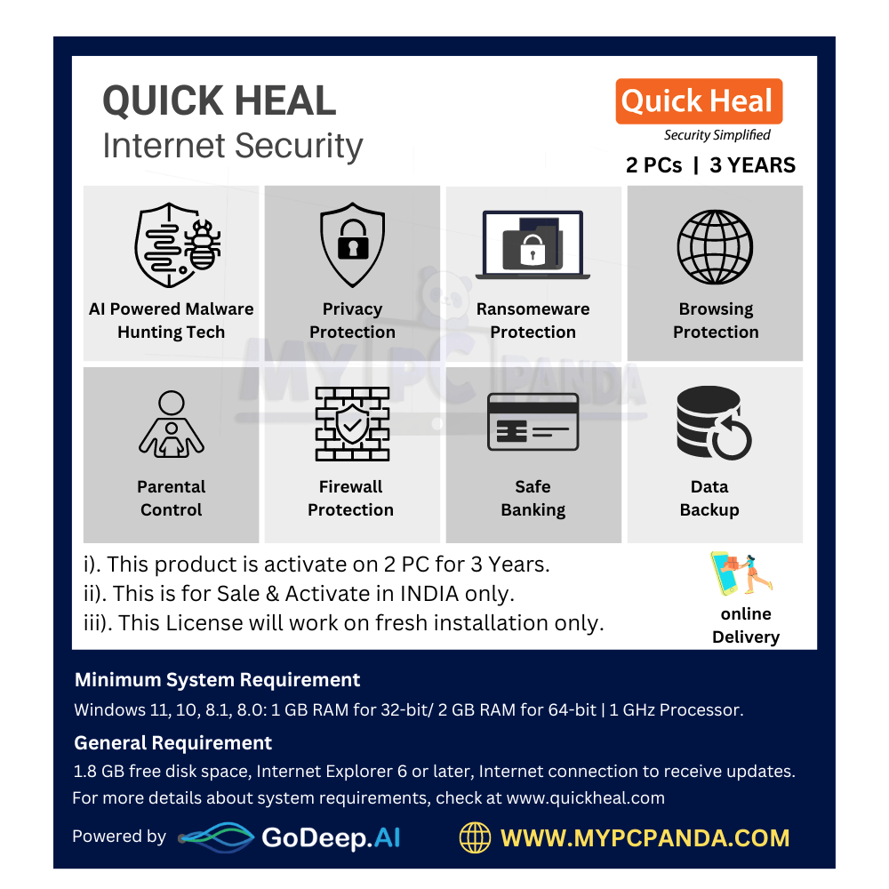 1707913345.Quick Heal Internet Security 2 Users 3 Years Price-my pc panda